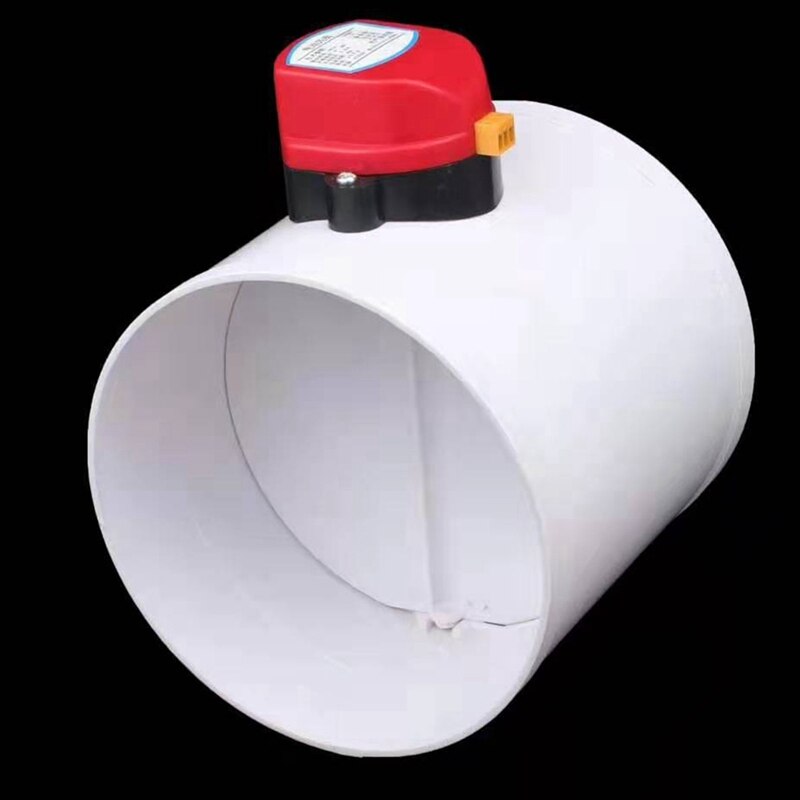 HVAC 160mm Air Damper Valve Electric Motorized Check Valve for 6 Inch Ventilation Solenoid Valve with Actuator 220V