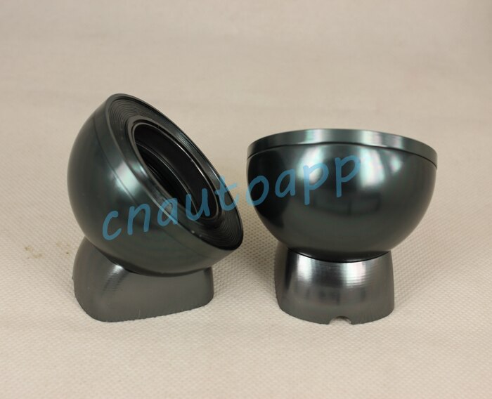 Car Tweeter Aluminium Base Speaker Boxes - Titamium Color ( One Pair )