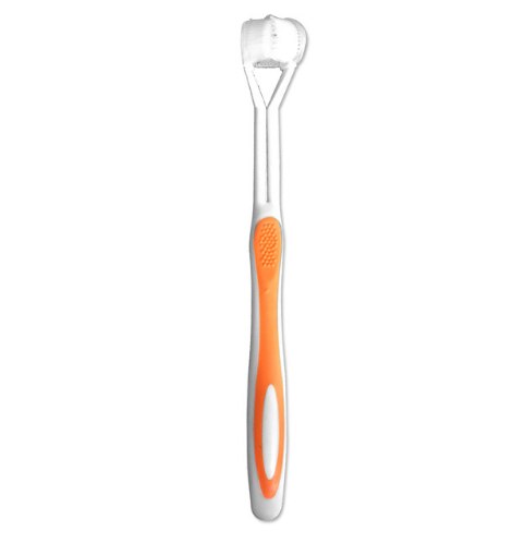 Brosse à dents à trois têtes