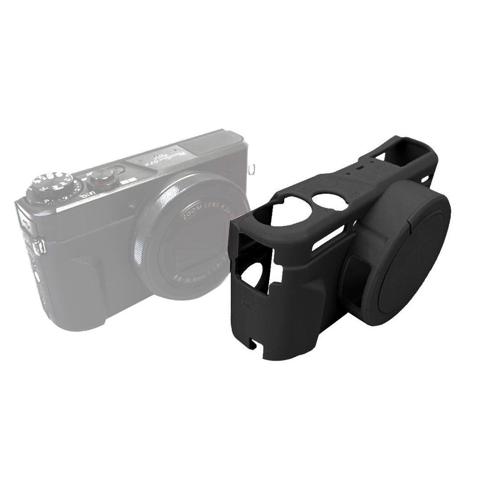 Custodia In Silicone Per Canon G7X Mark III | Con 2 Pellicole Protettive, Protezione Obiettivo Rimovibile