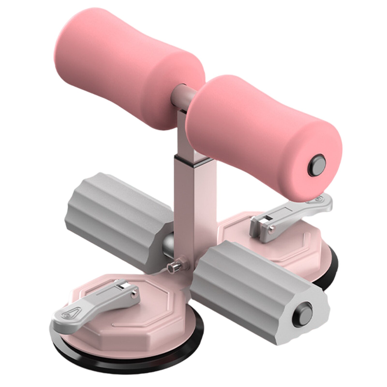 Barre d&#39;assise avec ventouse forte, équipement pour exercices abdominaux pour hommes et femmes, Fitness à domicile, force du tronc Abdominal: Rose