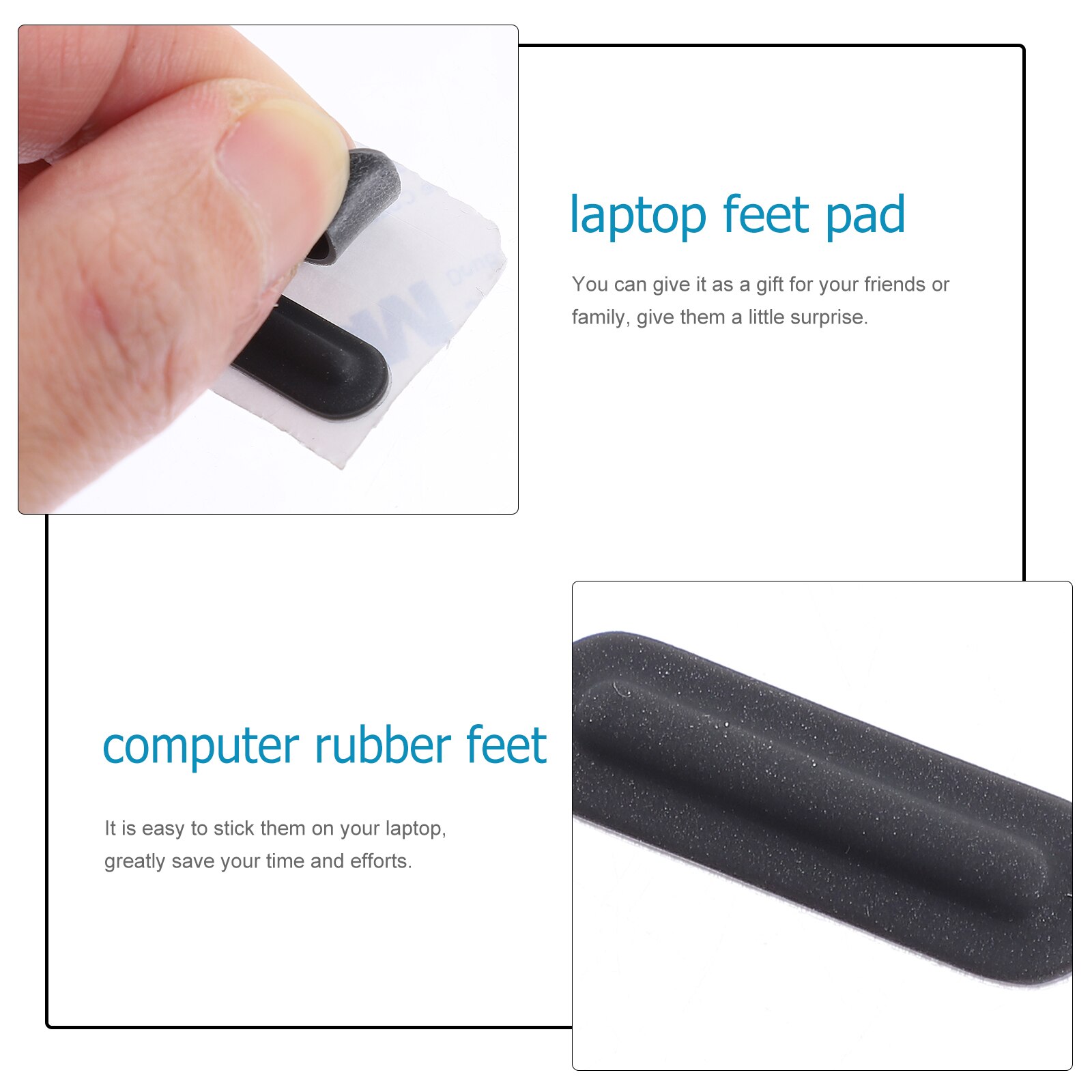 4 stück laptop-gummifüße, bodenpolster, kompatibel mit thinkpad