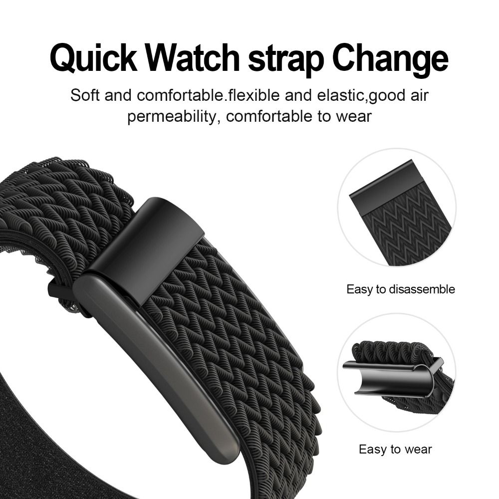 Nylon treningsarmbånd elastisk pustende treningssporingsarmbånd flerfarget justerbart sportsarmbånd for whoop 4.0 kvinner menn