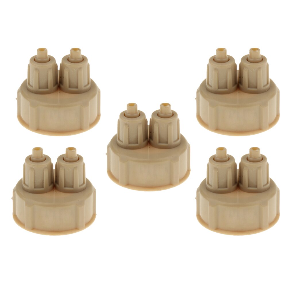 5x Aquarium Bottle Cap For Live Plant CO2 Diffuser Generator System DIY Tool
