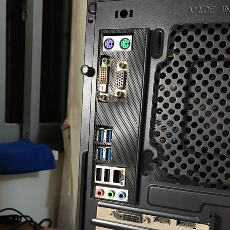 3 stück 17*5cm pvc-staubfilter universelle diy-schutzabdeckung rückplatte für computergehäbenutzen i/o