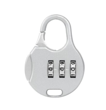 3 Mini wählen Ziffern Code Nummer Passwort Kombination Vorhängeschloss Sicherheit Reisen Sicherheit sperren Pro Gepäck sperren Vorhängeschloss Fitnessstudio: 05