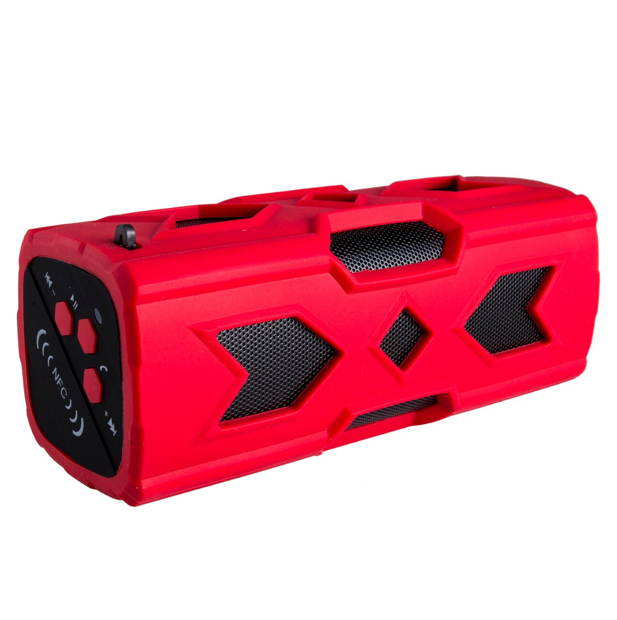 Mode Draagbare Drie Proofings Draadloze 4.0 Outdoor Bluetooth Speaker Power Bank Bass Subwoofer Waterdicht: Rood