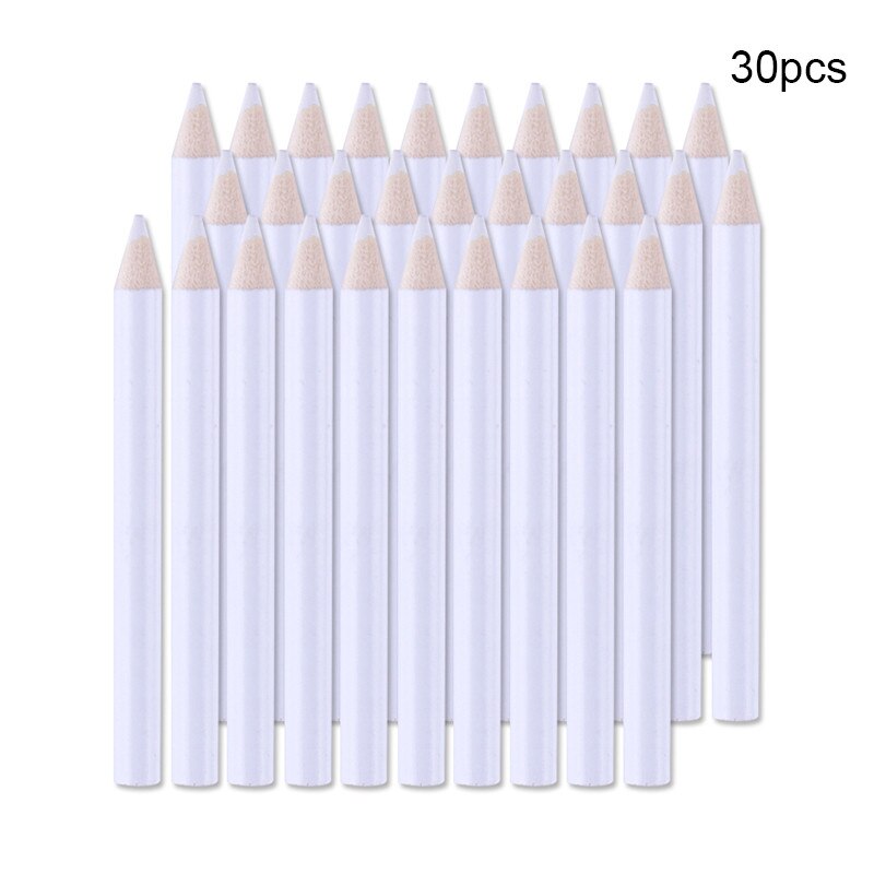 5 Pcs/10 Pcs/30 Pcs Nicole Dagboek Witte Wax Pen Rhinestone Gems Picker Puntjes Potlood Picking wood Nail Art Tool: Licht Geel