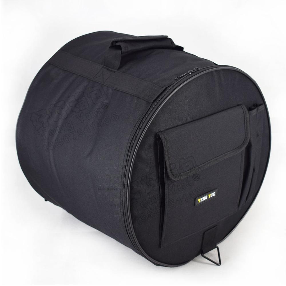 Portable smaller Snare bass drum package bag cover box Dumb drum shoulders backpack black Carrying Case Drums Gig