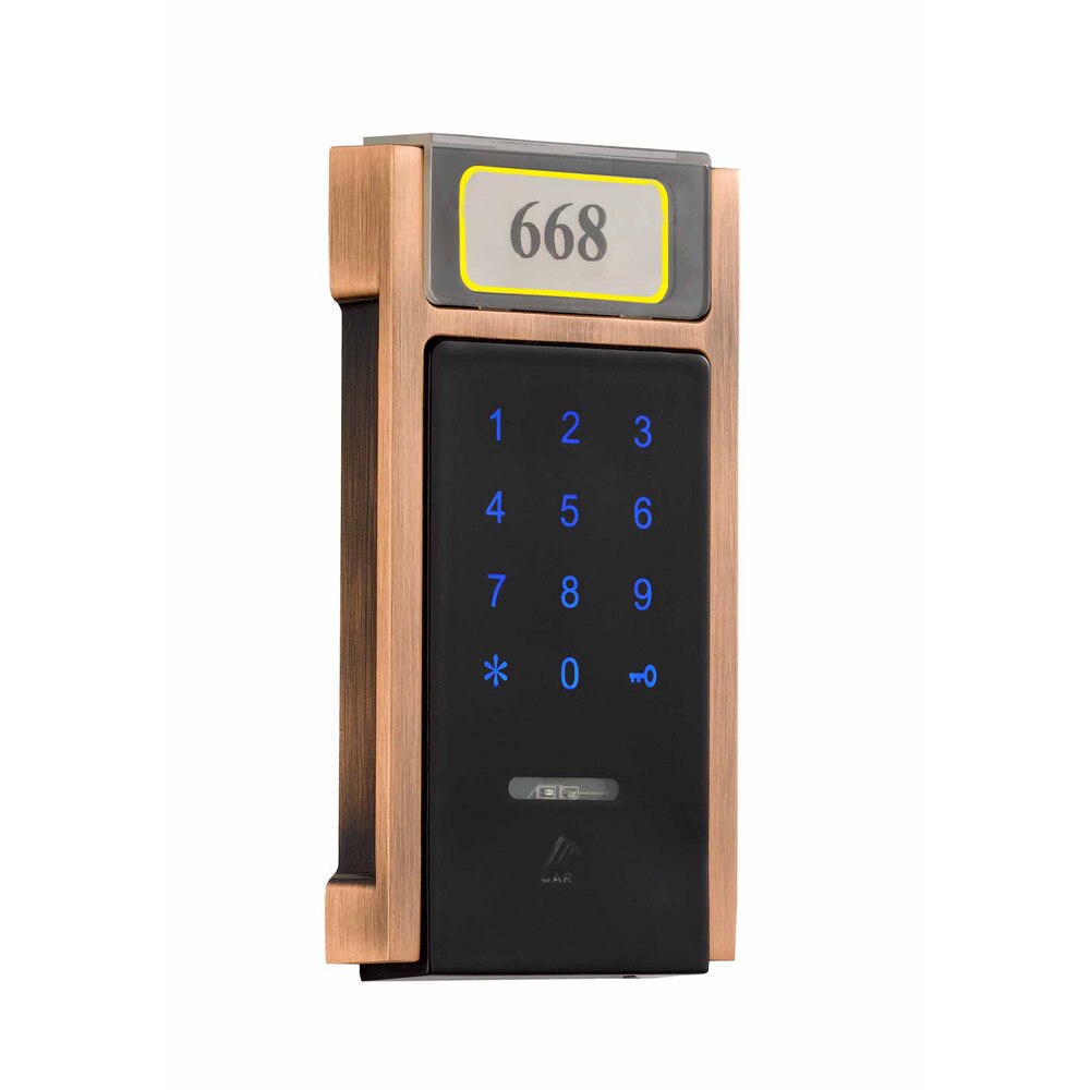 Electronic locker Smart door lock for cabinet locker sauna and office hotel home swimming pool: EM136 copper