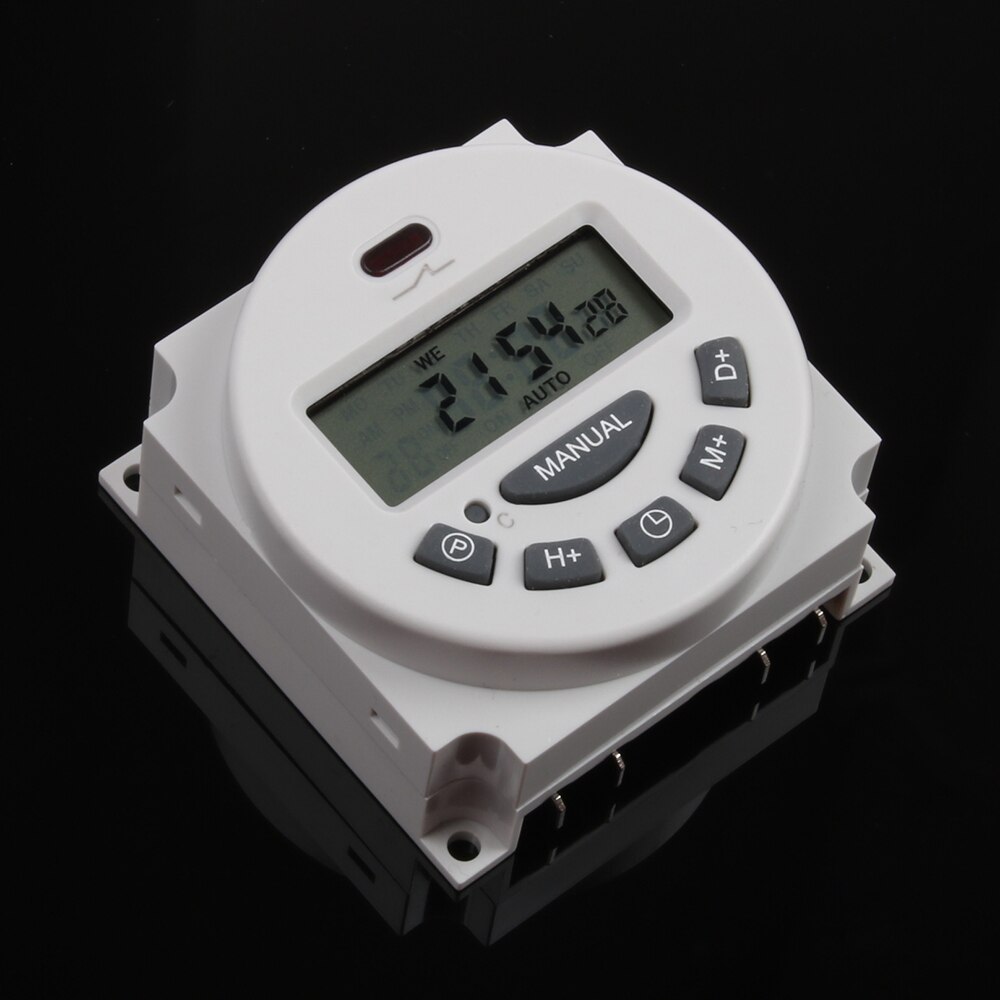 12V/24V/110V/220V Accurate Electronic Programmable Minutes Counter Mini Portable LCD Digital Kitchen Control Power Timer Switch