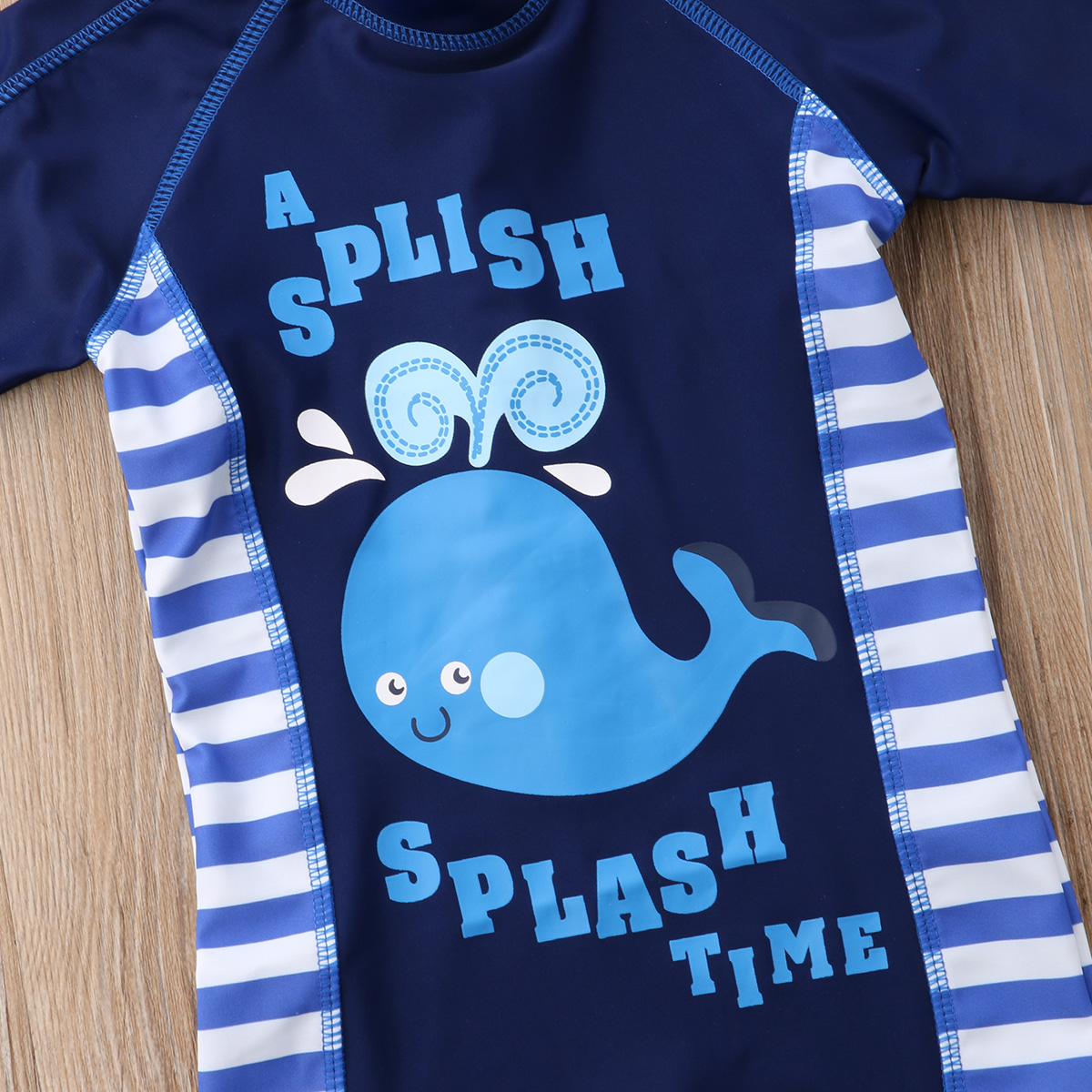 Zomer Peuter Baby Kind Kid Zwemmen Jongens Meisje Badpak 1-7Y Rash Guard Kostuums Korte Mouw Badkleding