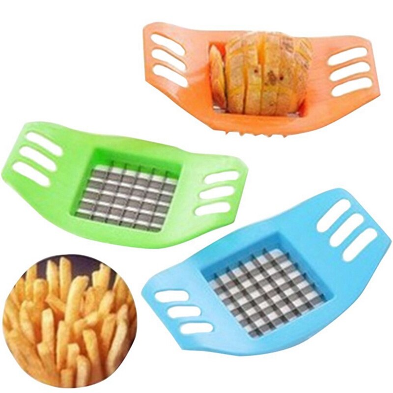 Potato Chip Cutter Stainless Steel Cutter Vegetable French Fry Chopper Chips Making Tool Kitchen Gadgets Accessories