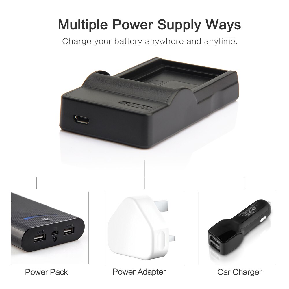 Zhenfa – chargeur de batterie pour sony, pour modèles NEX5T