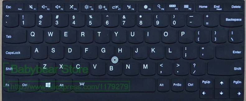 Silicone Keyboard Cover Keyboard Protector For Lenovo Thinkpad Yoga 370 380 X390 / Thinkpad L13 yoga 13 13.3 inch: allblack