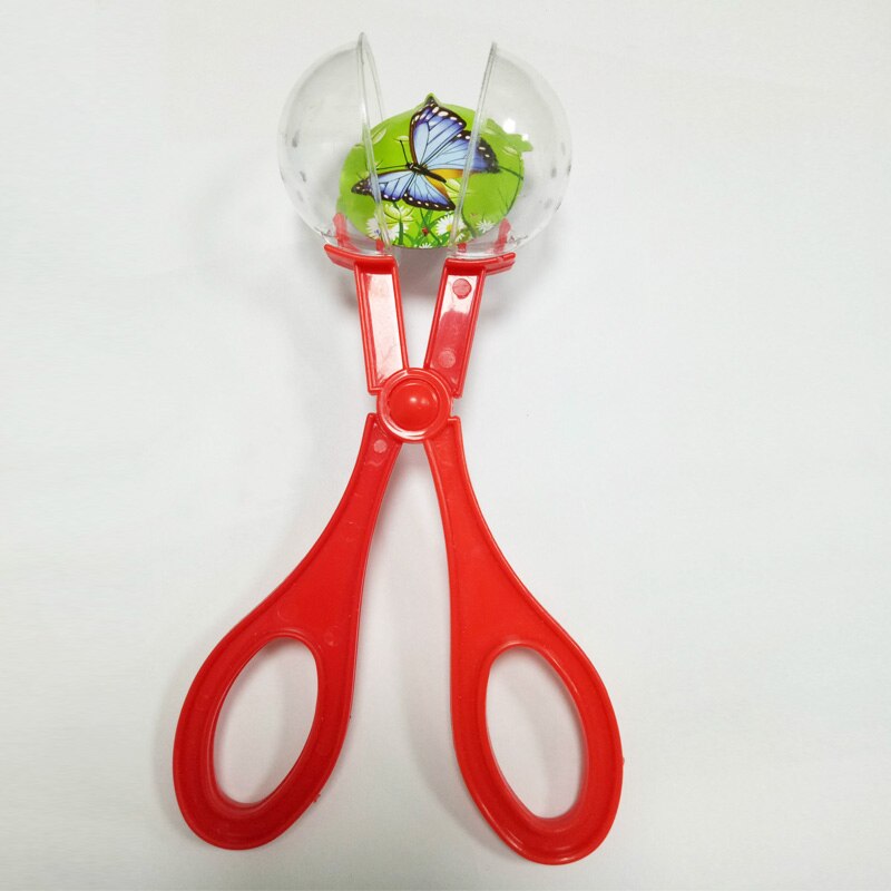 1pcs Outdoor Toys Plant Insect Plastic Scissor Clamp Tweezers Study Tool Biology Set Cute Nature Exploration Toys For Children