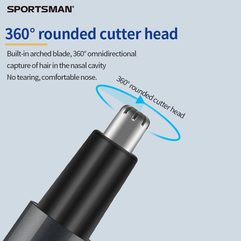 2 In1 Electric Nose Ear Trimmer for Men Shaver Rechargeable Hair Removal Body Trimer Safety Product Shaving Machine Face Care