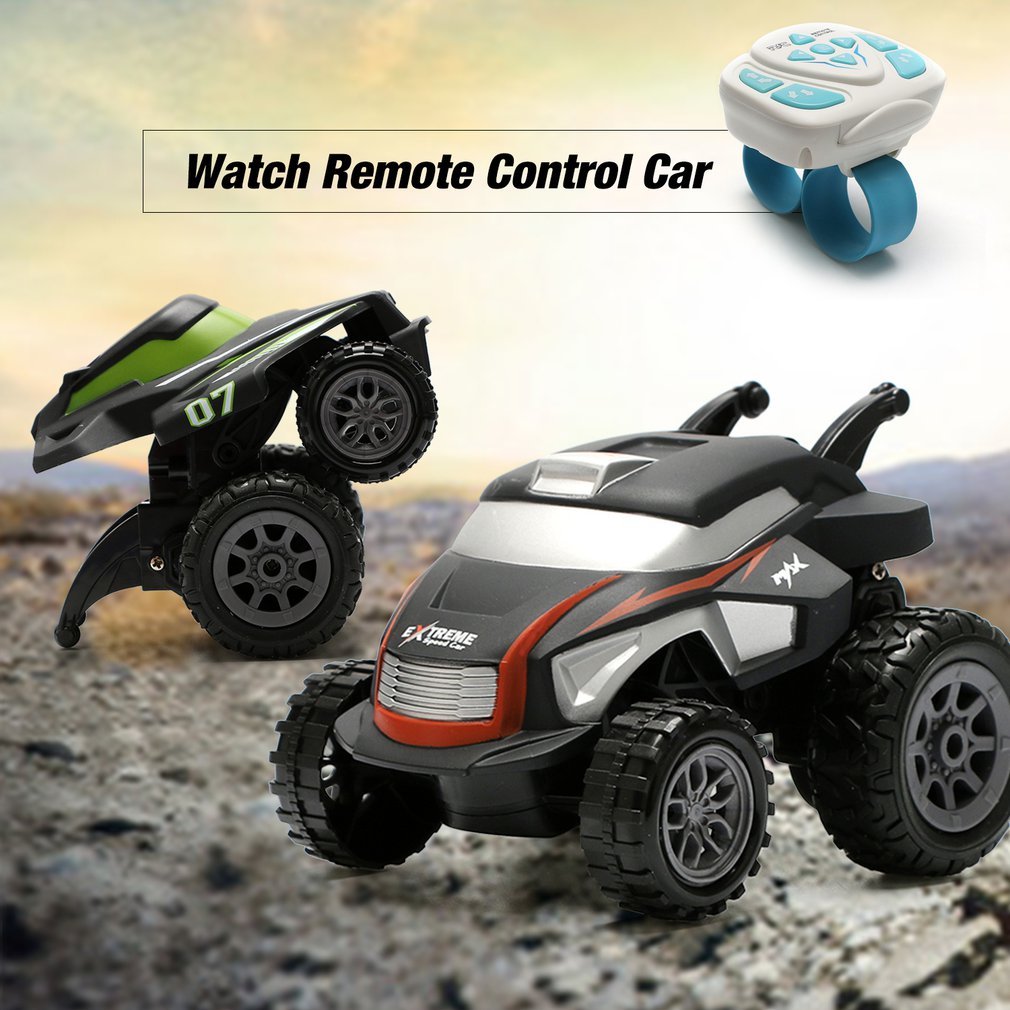 RC Stunt Car 1/32 2.4G 2CH Remote Control Car Watch Control Mini Stunt Vehicle RC Off-Road Racing Car RC Toy For Kids