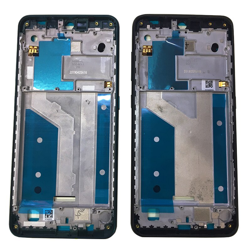 ZUCZUG Metal Middle Frame For Nokia 7.2 Средняя рамка Bezel Plate Housing Chassis Backplate Holder With Side Keys