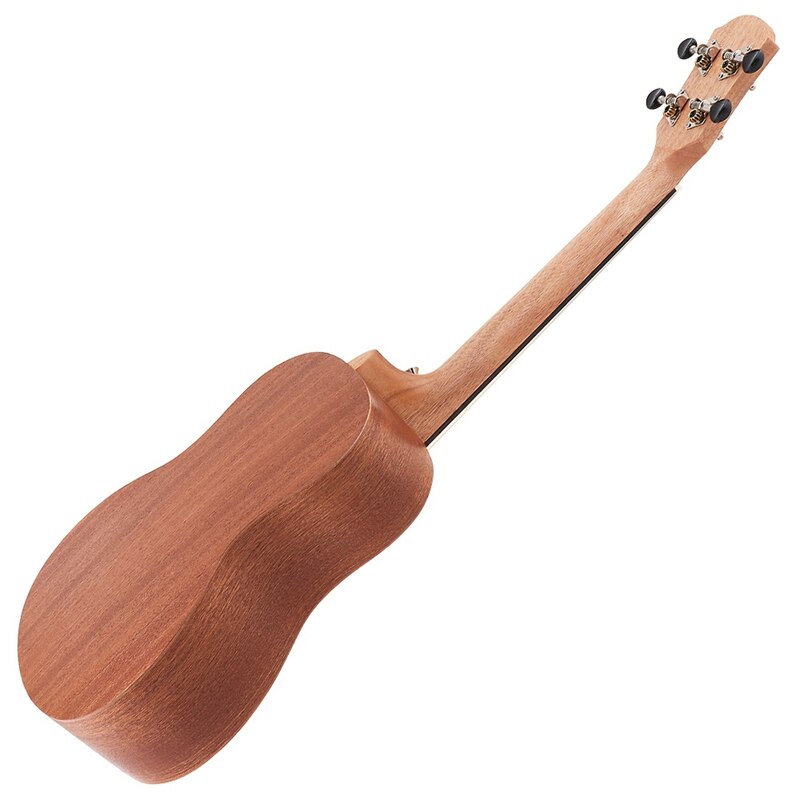 Ukulele akustisk gitarr sapele trä ukulele hawaii 4 strängad gitarr