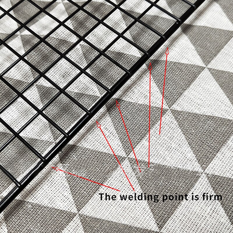 Stainless Cake Cooling Rack Wire Grid Cooling Tray Non Stick Biscuit Bread Cooling Grid Pizza Bread BBQ Shelf Kitchen Tray Tools