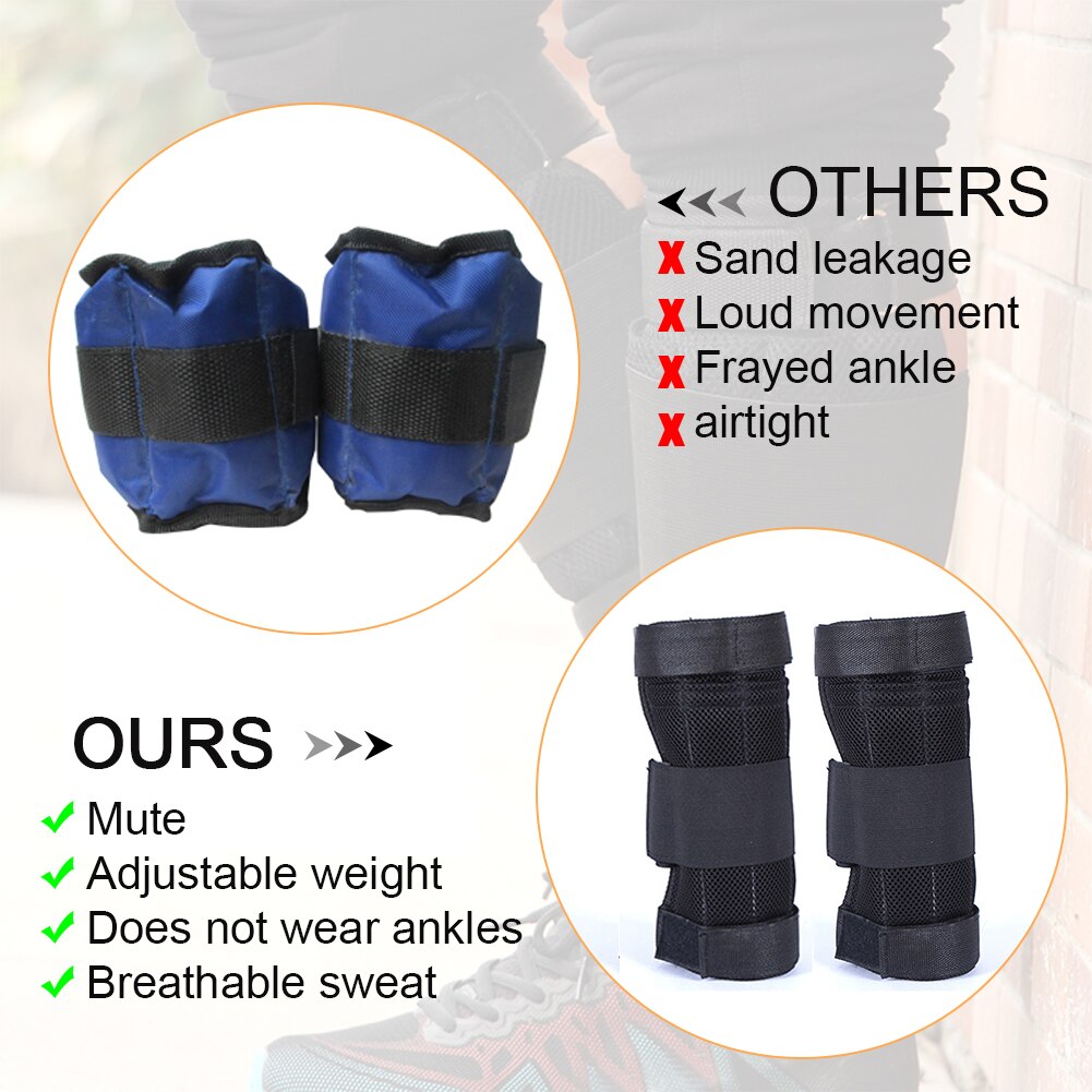 Gewicht Training Fitness Enkel Gewichten Wandelen Running Been Workout Apparatuur Zandzakken Thuis Sport Gym Outdoor Jogging Verstelbare