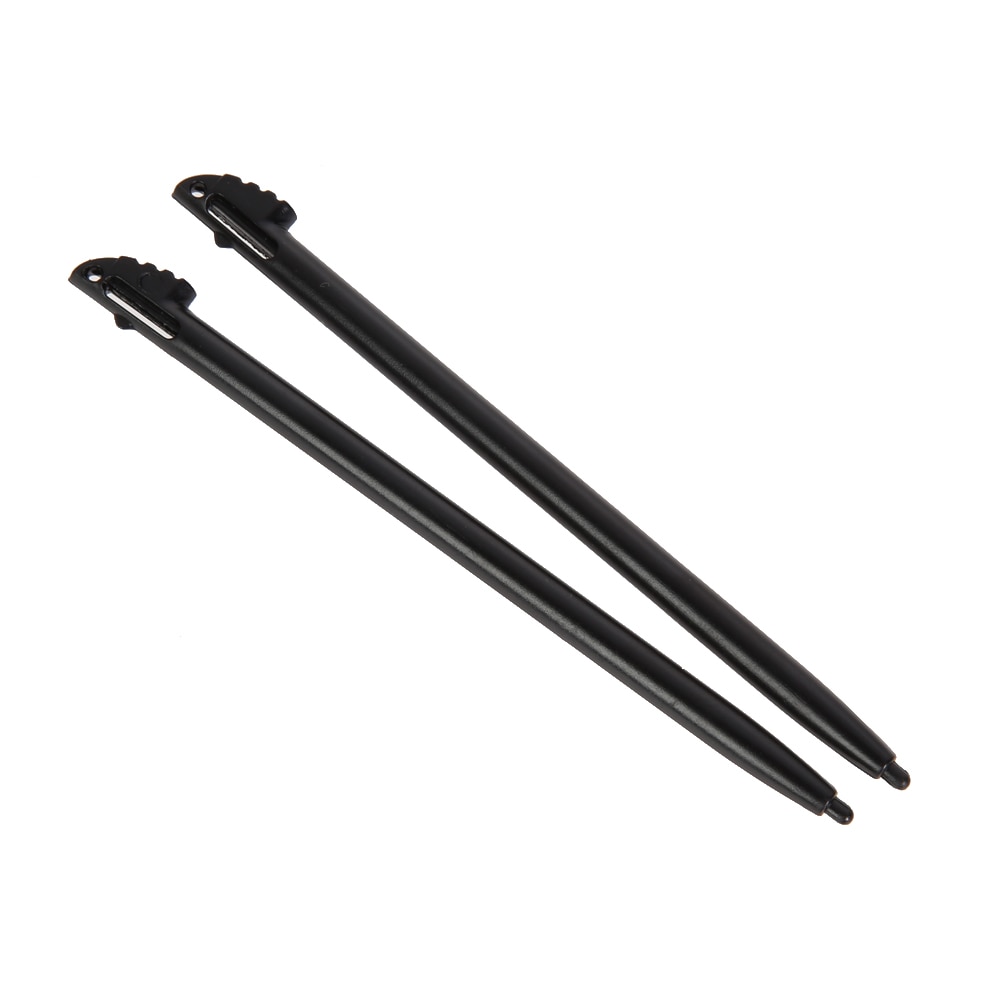 Universal- Stift Stift 2 X Schwarz Kunststoff berühren Bildschirm Stift Kuli für Nintendo 3DS N3DS XL LL Neue