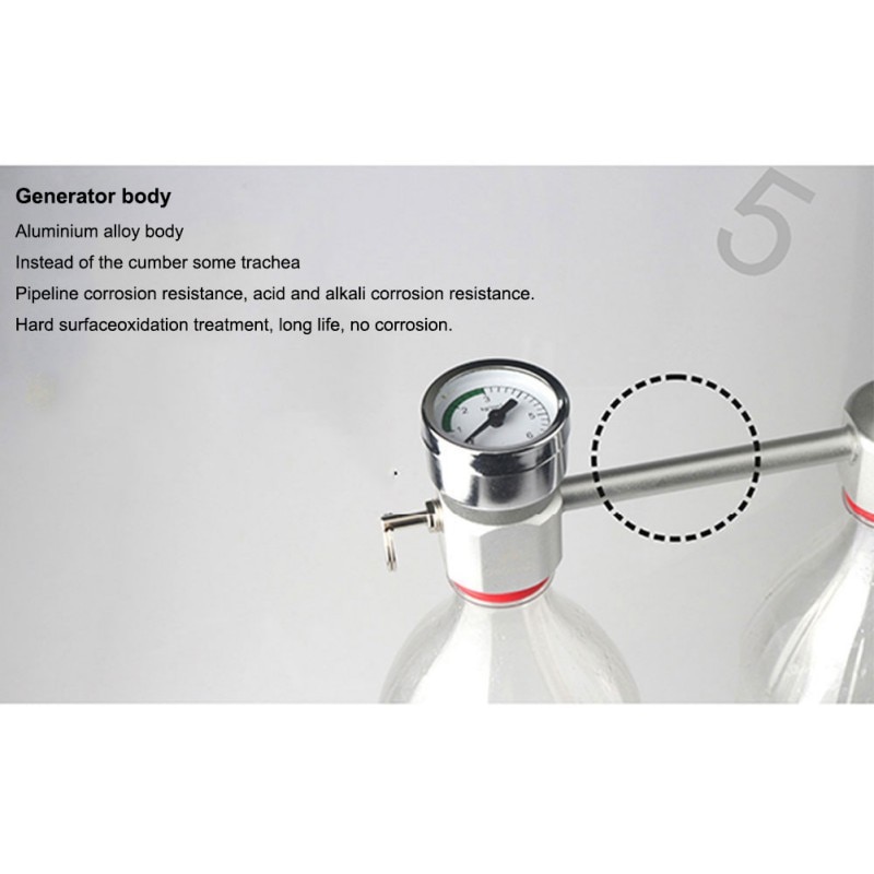 DIY Aquarium Carbon Dioxide Ggenerator Set Homemade Waterweed CO2 Solenoid Valve Cylinder Aquarium Accessories