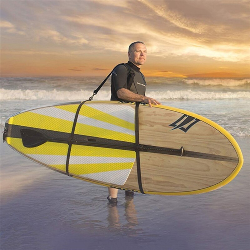 Justerbar surfbräda axel bär sling stå upp paddleboard rem sup board surf fenor paddla wakeboard surfing kajak unisex
