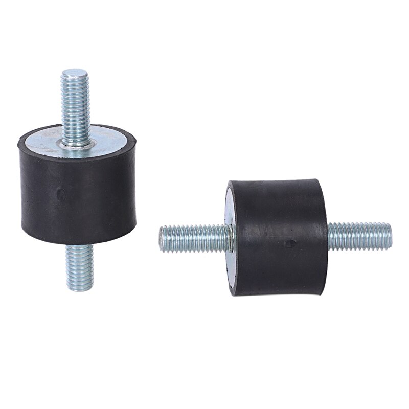 4 stycken  m10 gummistötdämpare dubbel utvändig gänga vibrationsdämpande vibrationsisolator hållbar