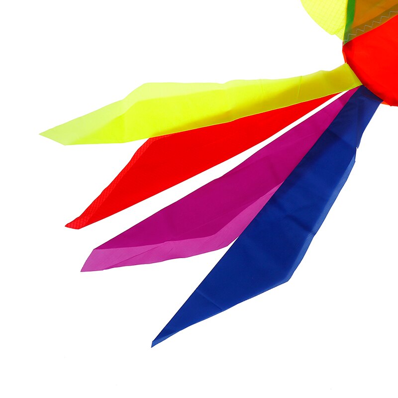 1Pc Rainbow Vis Kite Windzak Outdoor Tuin Decor Kids Lijn Wasserij Kinderen Speelgoed