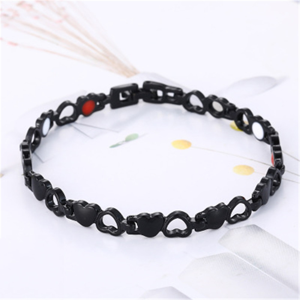 Gesunde Energie Armband Frauen Charme Schmuck Männer Armband Hearted Edelstahl Gesundheit Pflege Magnetische Armband Link Kette