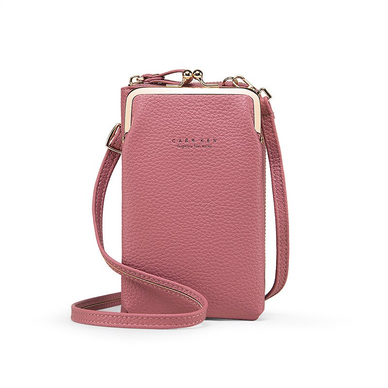 Crossbody Cell Phone Shoulder Bag PU Leather Cellphone Bag Daily Use Card Holder Mini Summer Shoulder Bag For Women Wallet: 08