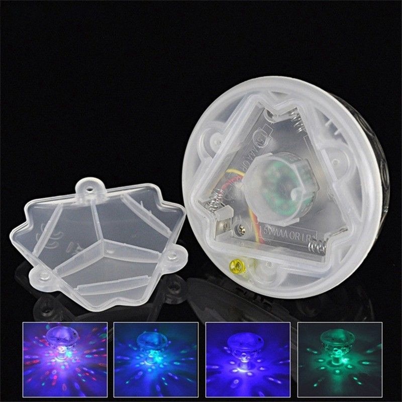 Luz de discoteca LED subacuática para piscina espectáculo de luces flotantes, lámpara para bañera de hidromasaje, Spa, lumiere, discoteca