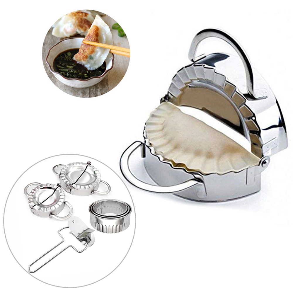 Large Dumpling Mold Ravioli Dough Pastry Tool Cutter Pie Stainless Steel Dumpling Maker Mould Kitchen Tools Cooking Cooker Mould