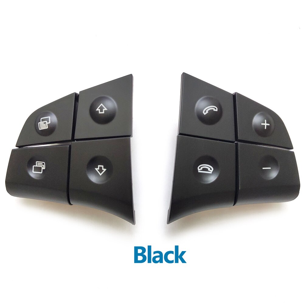 Kit de boutons de volant multifonctions pour voiture, clés de commande de téléphone, pour Benz W164 ML GL300/350/400/450, 2006,: Black