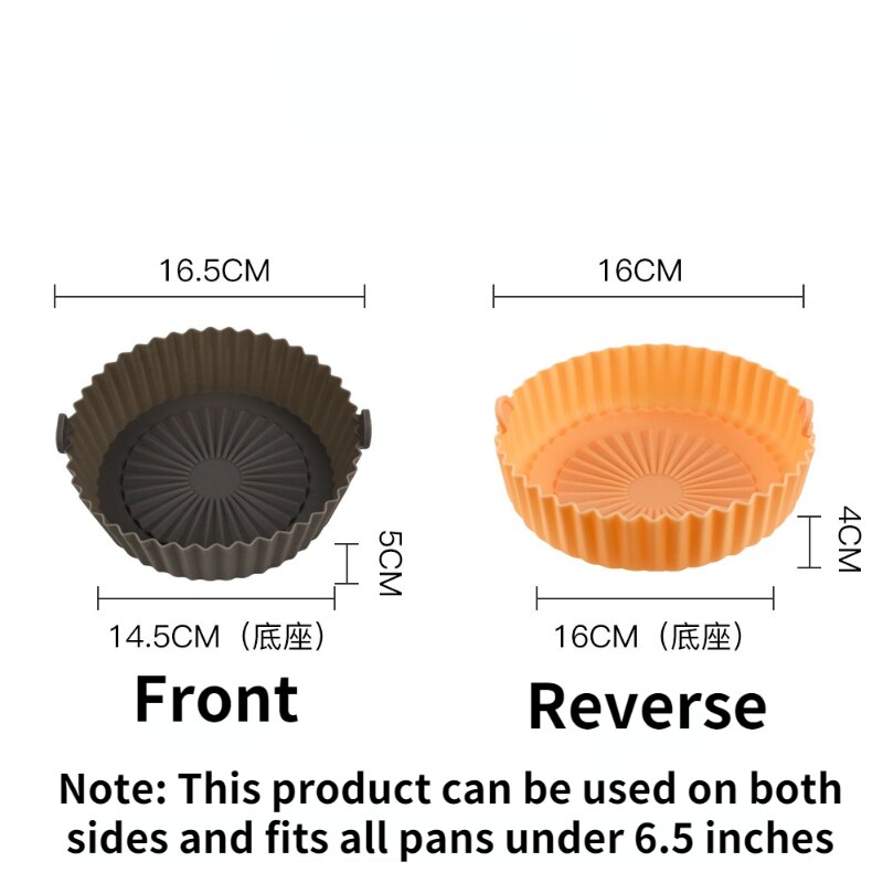 Friteuse à Air en Silicone réutilisable, accessoires, tampon isolant, outil de cuisson, disponible des deux côtés