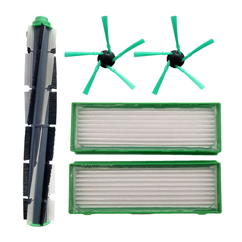 Kit de substituição para vorwerk vr200 vr300 aspirador peças reposição rolo principal escova rotação hepa filtro: 1