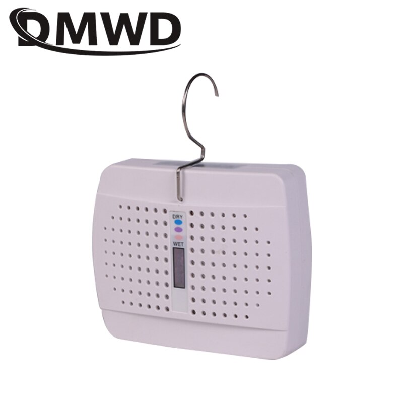 DMWD Mini Portable Air Dehumidifier Rechargeable Electric Wardrobe Dryer Drying Desiccant Moisture Absorbing Machine 110V-240V
