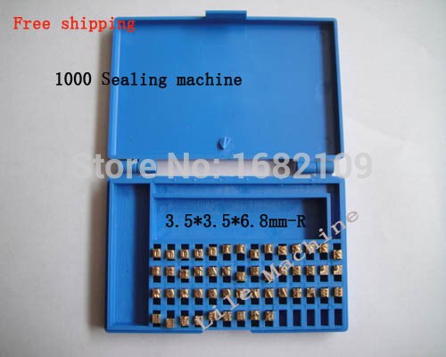 Codeur de date 51 3.5, 3.5x6.8 x pièces/boîte MM, police de chiffres, caractères, codeur de timbres à , pour machine à sceller 1000,