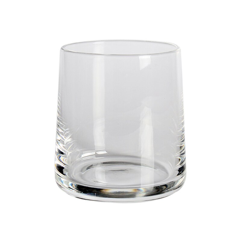 Rainbow Glass Cup Breakfast Milk Tea Coffee Juice Wine Cup Crystal Transparent Glass Cup Wine Beverage Glasses: A