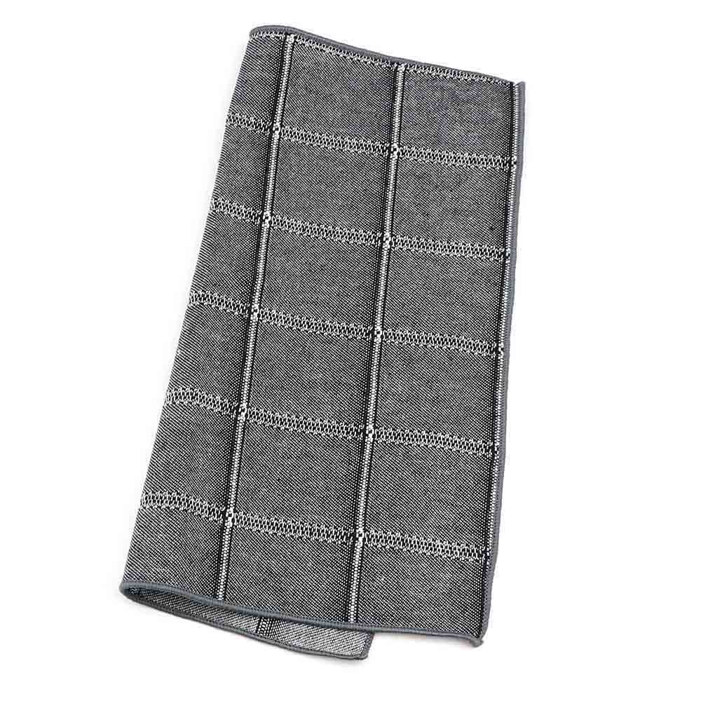 Bomuld stribet plaid brun grå grøn herre lommetørklæde lomme firkantet klassisk hankie jakkesæt tilbehør afslappet vintage: 1
