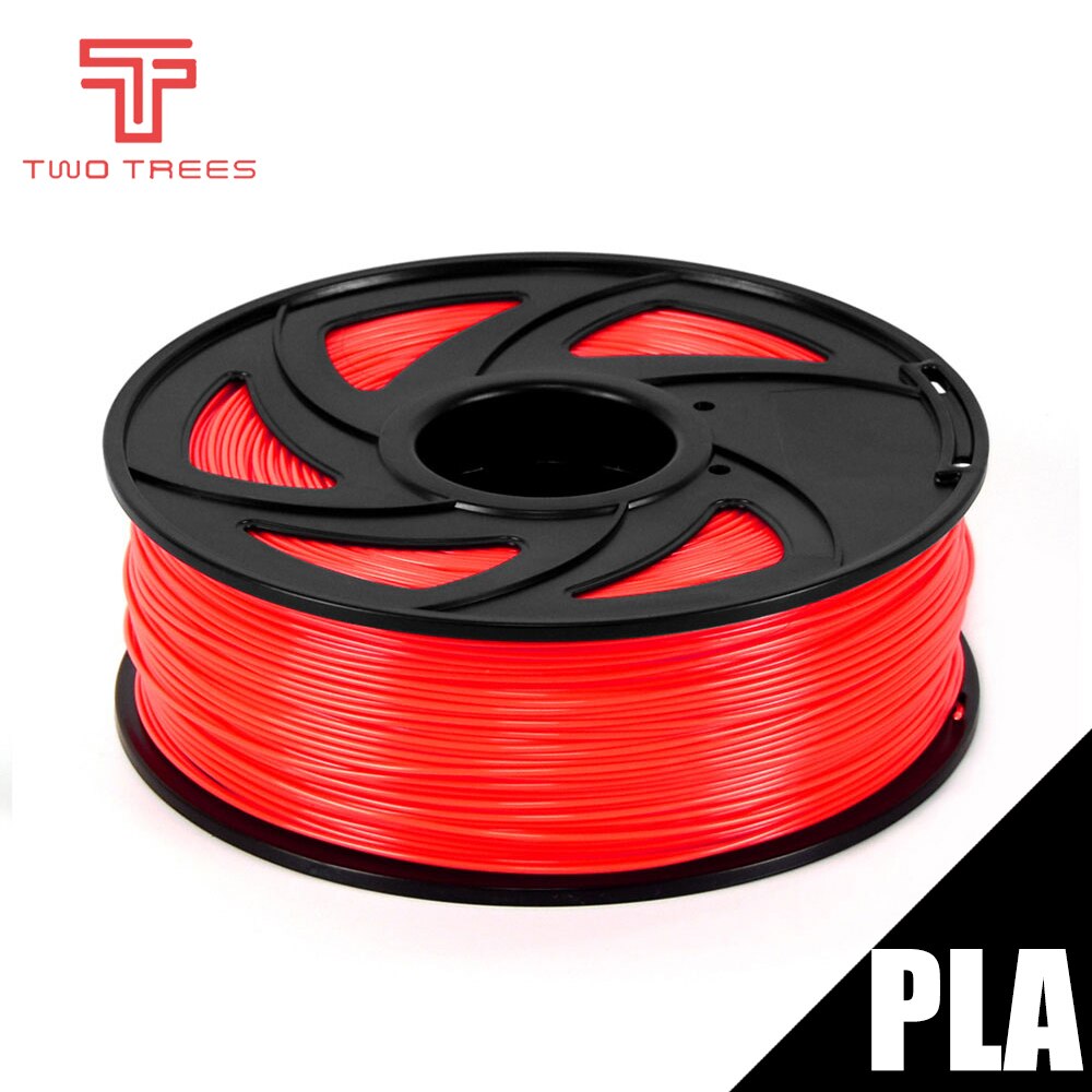 Overseas Warehouse 3D Printer Filament 1.75MM ABS PLA Filament 3D Printer 1KG Roll for Ender 3 CR10 Bluer Plus Extruder: PLA-1KG-red
