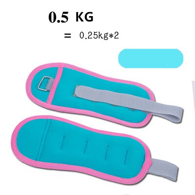 0.5kg/pair Adjustable Leg Ankle Weights Straps Strength Training Exercise Fitness Equipment For Running Basketball Football: Blue