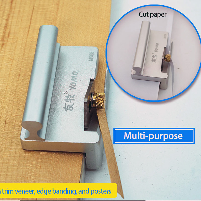 Manuell kanttrimmer for trefiner, billedskjæring, trebearbeiding, kantlisting, trimmekniv, pvc, skrapeverktøy, aluminium