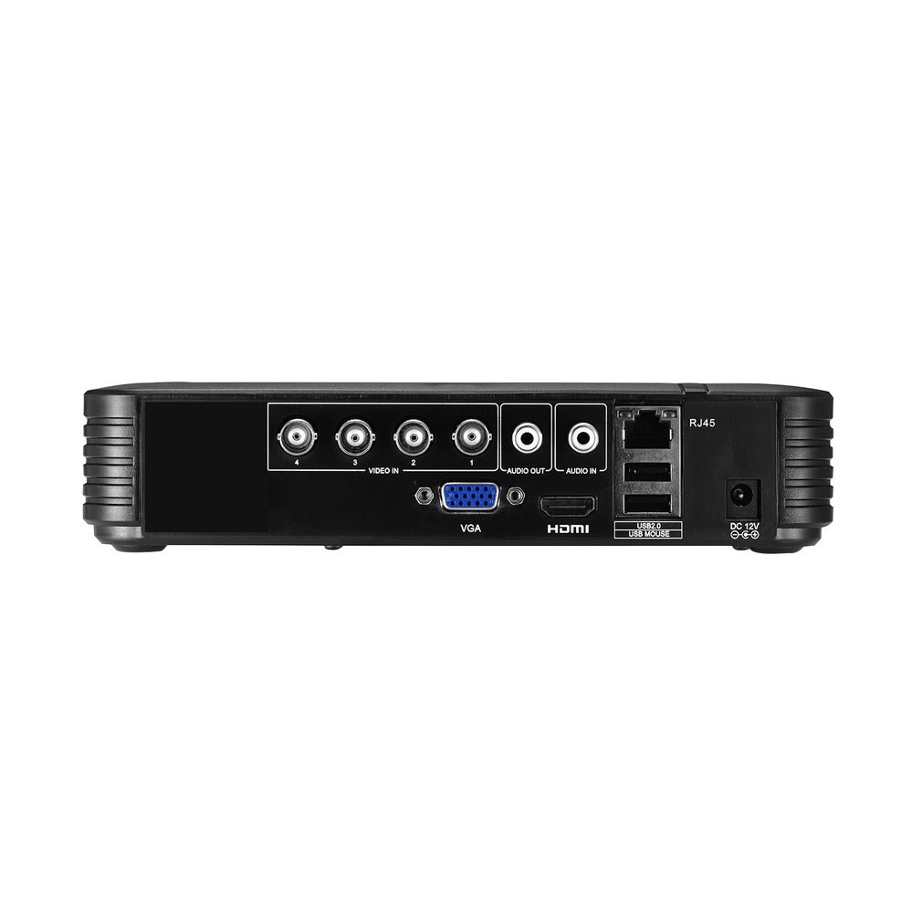 4- kanals harddisk videooptager ahd analog digital 4- kanals 720p sikkerhedsovervågning mobiltelefon fjernudstyr