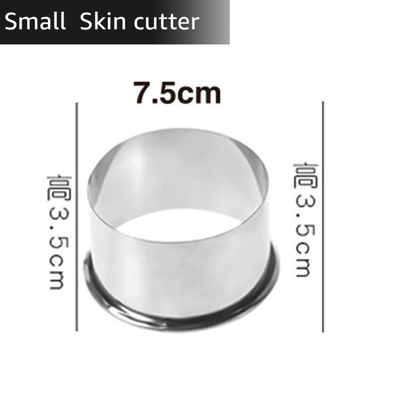 4 in 1 DIY Dumpling Mold Dumplings Maker Tool Wrapper Cutter Jiaozi Pierogi Pastry Molds Kitchen Baking Accessories: Cutter S