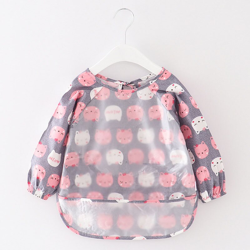 Mignon imprimé bébé bavoirs imperméable coton infantile bébé alimentation trucs -né bébé fille garçon bavoirs Burp tissu Babador bavoir tablier