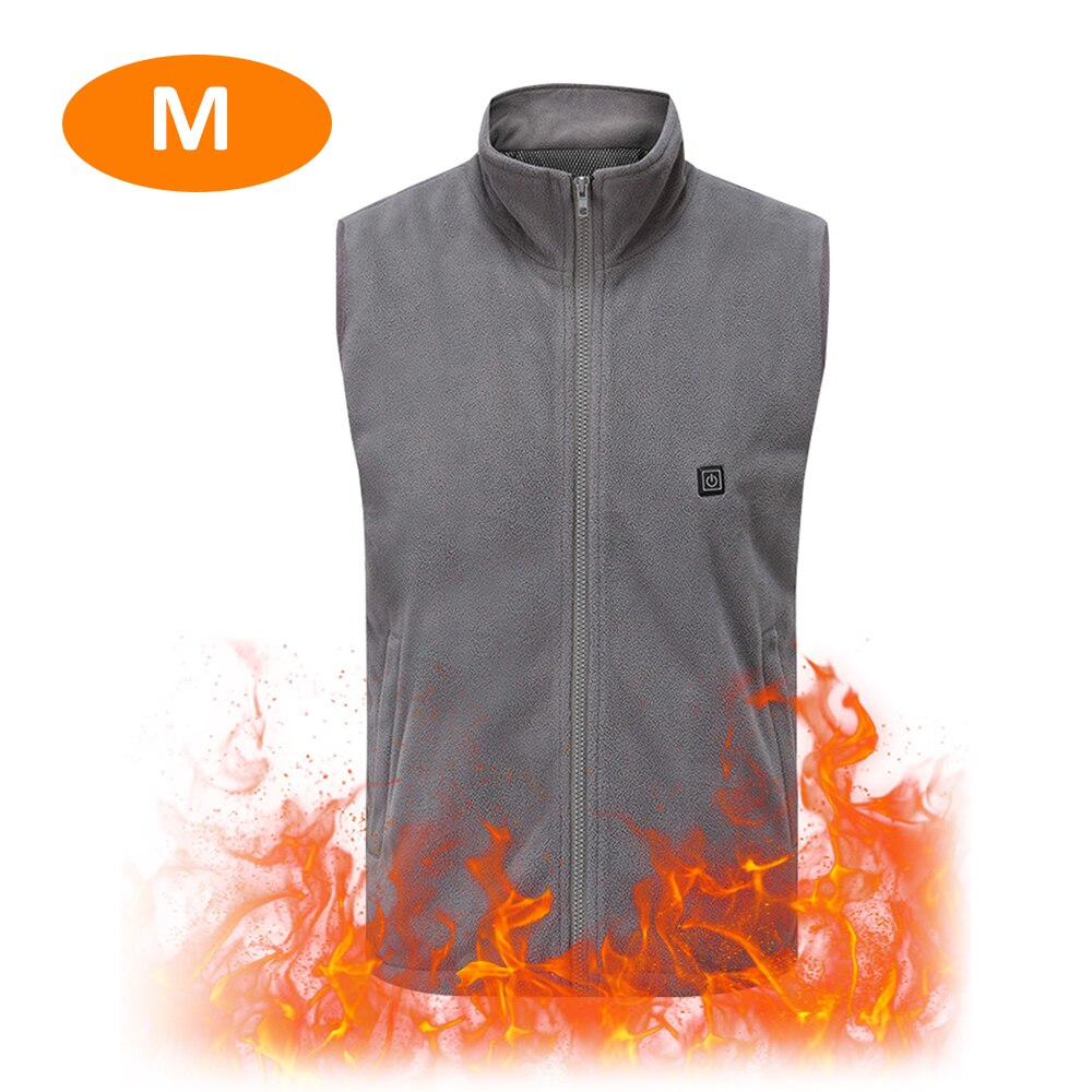 Elektrische Verwarmde Vest Mannen Vrouwen Verwarming Vest Thermische Warme Kleding Usb Verwarmde Outdoor Vest Winter Verwarmde Jas