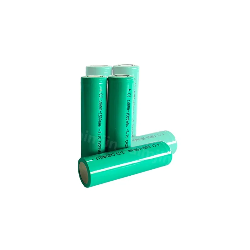Batería recargable de iones de litio de alta capacidad, 18650, 3,7 V, 1500mAh, para linterna, lámpara de cabeza, walkie-talkie